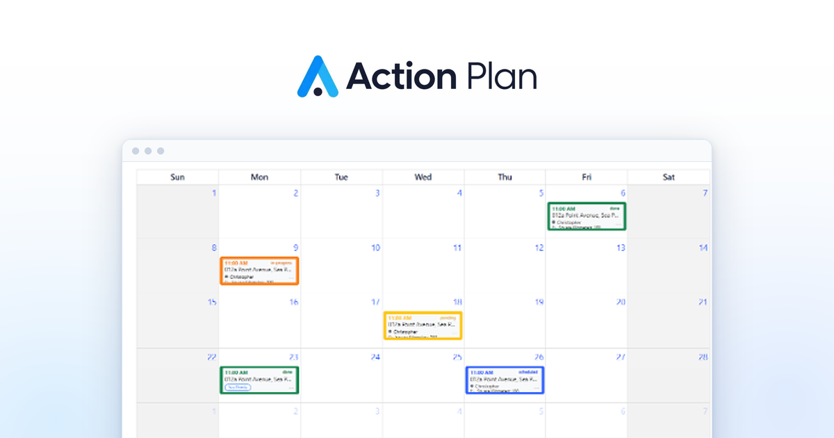 Action Plan: Field-team scheduling and operations SaaS