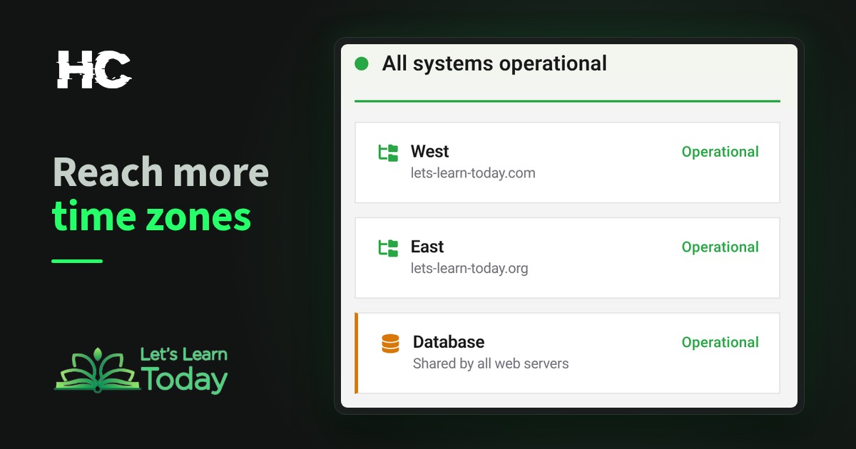 Two servers, one database and a public status page: a practical guide for South African businesses