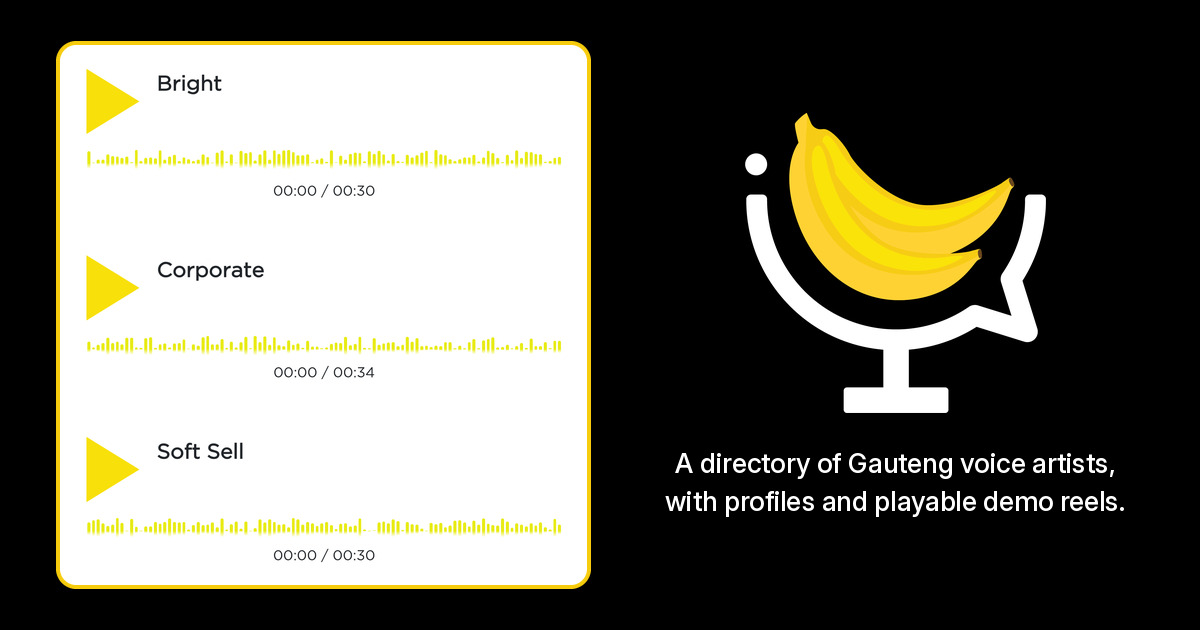 Squash Banana: a voice-artist platform for a 5FM host
